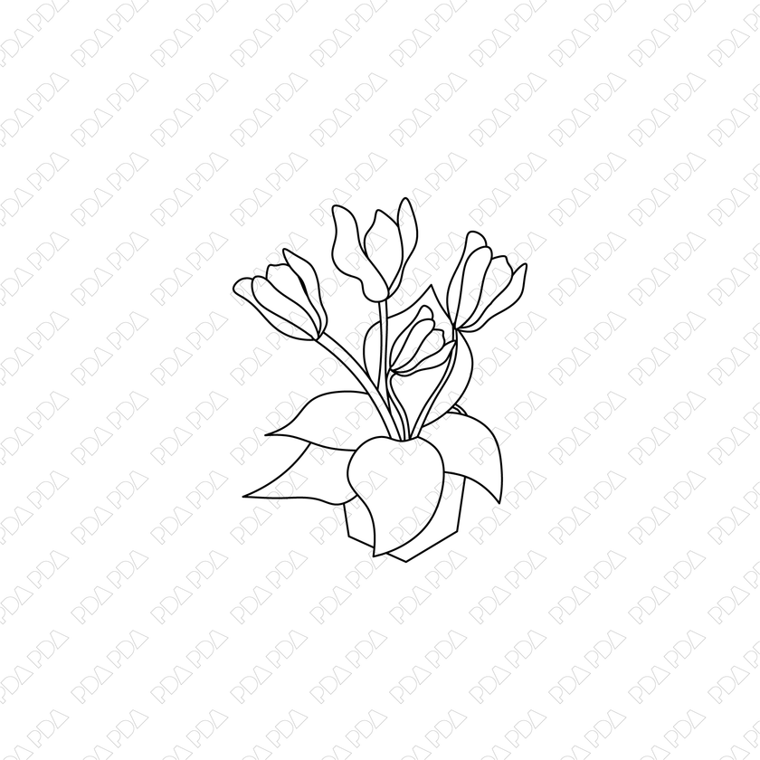 Axonometric Isometric Plant Set - Vector Ai