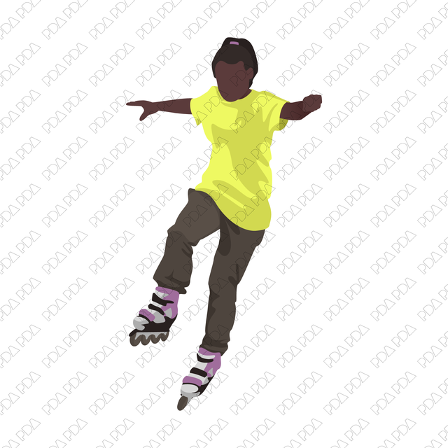 Vector Roller Skaters Set (+PNGs) - Post Digital Architecture — Free and Affordable Resources for Architects