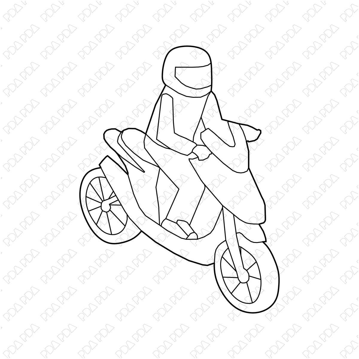 Isometric People on Urban Vehicles Set