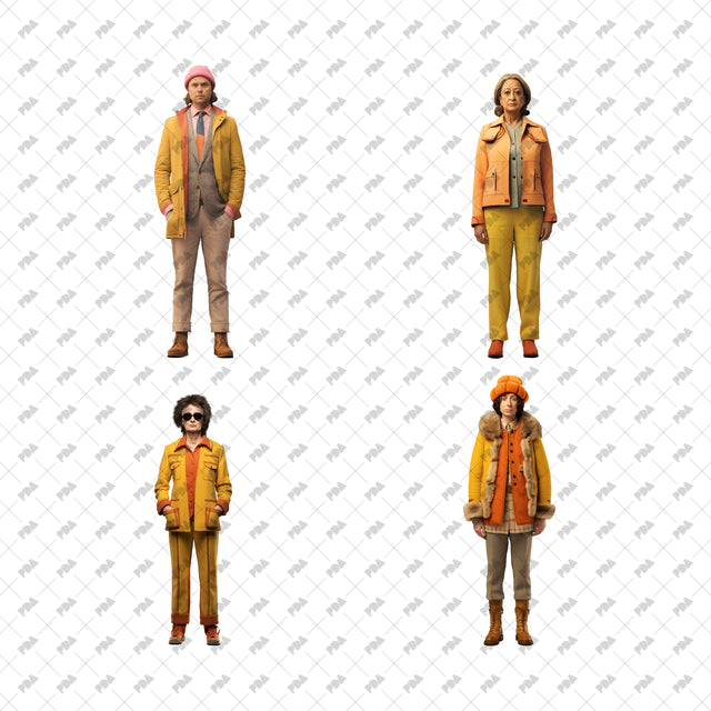 PNG Colorful Characters Set