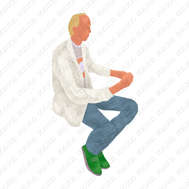 Characters Inspired by David Hockney (27 PNGs) - Post Digital Architecture — Free and Affordable Resources for Architects