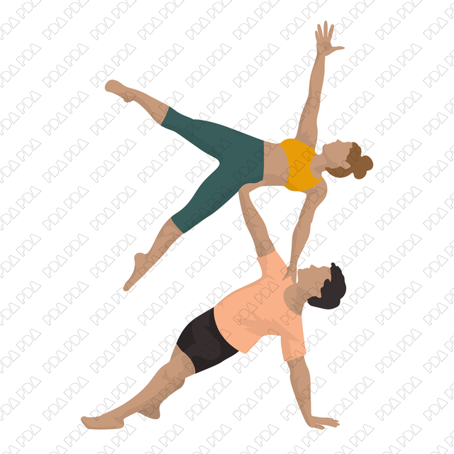 Vector Acrobalance Characters (19 Figures) - Post Digital Architecture — Free and Affordable Resources for Architects